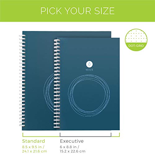 Rocketbook Wave Smart Notebook (Pen included) – Sixteen Recommends