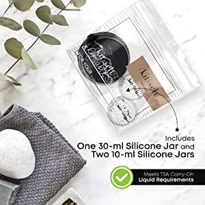 Kitsch Silicone Jar Set